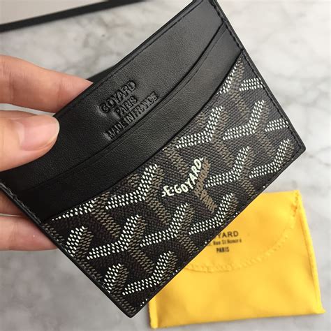 mens card holder goyard
